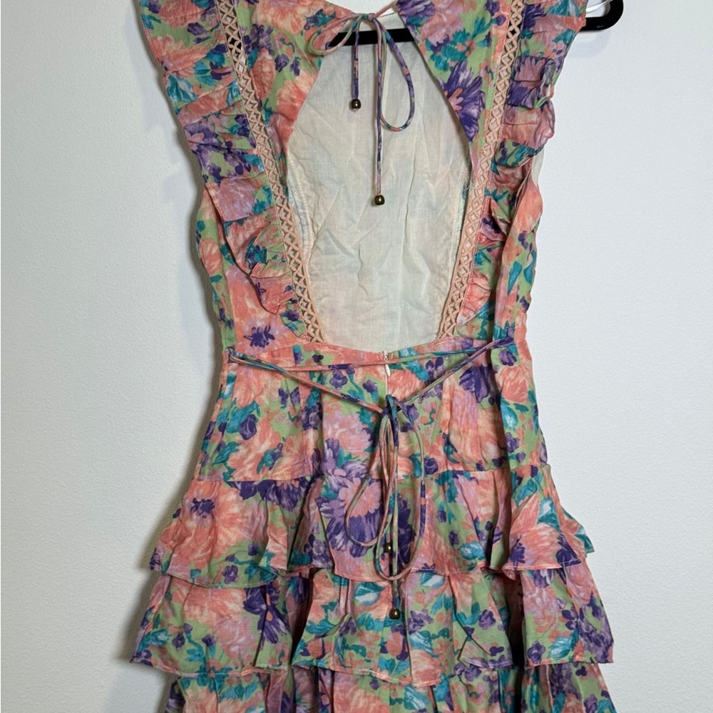 Floral Ruffle Dress - Picture 3 of 4